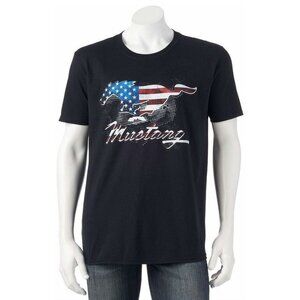 New! Ford Mustang American Flag Patriotic Muscle Car T-Shirt